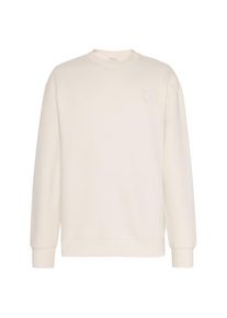 KnowledgeCotton Apparel Heavy Diagonal Structure Sweater Fleecepullover Herren (Gr XXL |weiß)