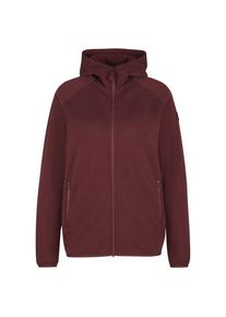 Stoic MerinoFleece335 MMXX. Lulea Zip Hoody Fleecejacke Damen Wandern (Gr M |rot)