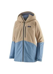 Skijacke Patagonia Powder Town Jacket Damen (Gr XS |blau/beige |wasserdicht)