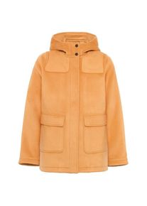 KnowledgeCotton Apparel Felted Wool Duffle Coat Parka Damen (Gr S |orange)