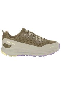 Viking Motion Low GTX Multisportschuhe Damen Reisen (Gr 39 |beige |wasserdicht)