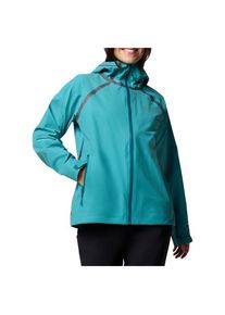 Regenjacke Columbia Reign No Shine Jacket Damen (Gr XS |türkis |wasserdicht)