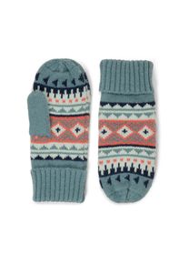 Tchibo - Strick-F&auml;ustlinge - Damen - Gr. 7,5 - dunkelblau/print