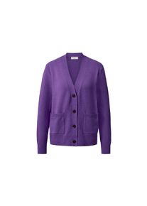 Tchibo - Strickjacke mit Wolle - Damen - Gr. XL - lila