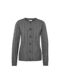 Tchibo - Gerippte Strickjacke - Damen - Gr. M - grau