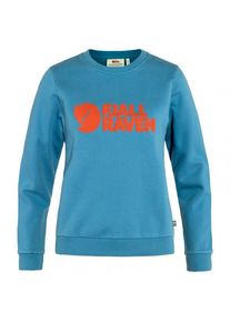 Fj&auml;llr&auml;ven Pullover Fj&auml;llr&auml;ven Fj&auml;llr&auml;ven Logo Sweater Damen (Gr L |blau)