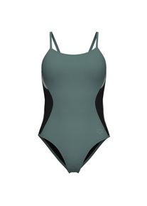 Badeanzug arena Mesh Panels Swimsuit Closed Back Damen (Gr 34 |oliv)