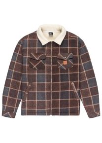 Quiksilver Sherpa Jacket Fleecejacke Herren (Gr L |braun)