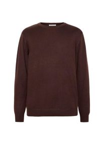KnowledgeCotton Apparel Regular Merino Knit Crew Neck Wollpullover Herren (Gr M |braun)