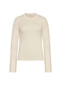 KnowledgeCotton Apparel 2x2 Fine Merino Rib L/S Wollpullover Damen (Gr XS |beige)