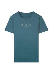 Thermowave Merino Life Short Sleeve Shirt Print Merinoshirt Damen (Gr XL |türkis)