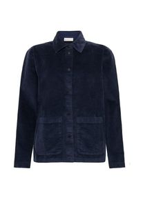 Bluse KnowledgeCotton Apparel 8 Wales Corduroy Overshirt Damen (Gr S |blau)