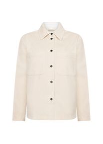 Bluse KnowledgeCotton Apparel 14 Wales Corduroy Damen (Gr L |weiß/beige)