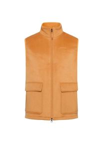 KnowledgeCotton Apparel Felted Wool Vest Merinoweste Herren (Gr S |orange)