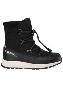 Viking Equip Warm WP SL Winterschuhe Kinder (Gr 34 |schwarz |wasserdicht)