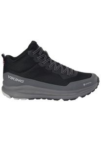 Viking Motion Mid GTX Wanderschuhe Herren (Gr 41 |schwarz/grau |wasserdicht)