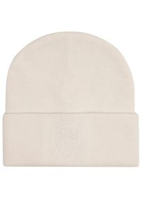 KnowledgeCotton Apparel Embossed Owl DL Wool Beanie M&uuml;tze Alltag (Gr One Size |beige)