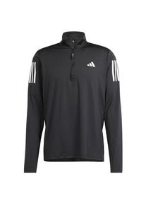 Adidas Own The Run Half Zip Laufshirt Herren (Gr XL |schwarz/grau)