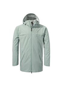 Schöffel Regenjacke Schöffel Parka Style Bohorok Herren (Gr 54 |grau/türkis |wasserdicht)