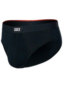 SAXX Vibe Xtra Brief Fly Alltagsunterwäsche Herren (Gr L |schwarz)