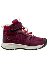 Keen Skua Mid WP Wanderschuhe Kinder Wandern (Gr 29 |rot/lila |wasserdicht)