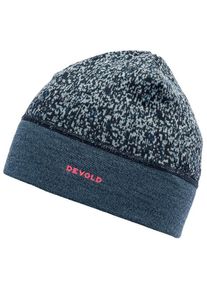 DEVOLD Kvitegga Merino 230 Beanie Mütze Women (Gr 58 |blau)