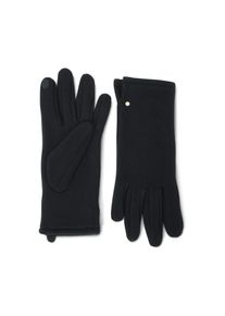 Tchibo - Sweathandschuhe mit Knopfdetail - Damen - Gr. 8 - schwarz