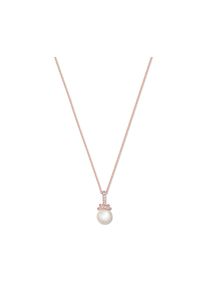 Tchibo - 925 Silber Kette ros&eacute;vergoldet mit Muschelkernperle - wei&szlig;