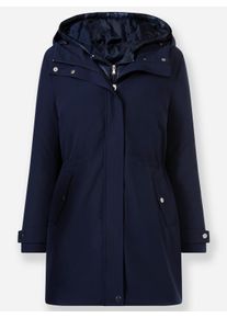 sheego Große Größen Doppeljacke getrennt tragbar, marine, Größe 44 - Damen
