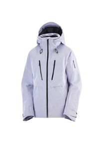 Salomon Brilliant 20 Jacket Skijacke Damen (Gr L |lila |wasserdicht)