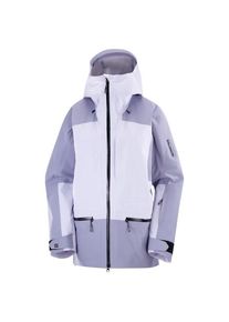 Salomon Absolute 3L Jacket Skijacke Damen (Gr L |lila |wasserdicht)
