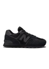 New Balance f&uuml;r Herren. ML574V3 Turnschuhe 574 Core schwarz (43), Leder, Wohnung, Schn&uuml;rsenkel, L&auml;ssig