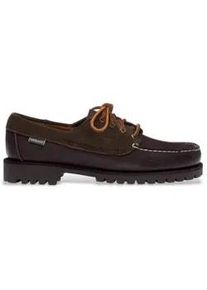 Sebago f&uuml;r Herren. 77123CW Braune Askook Leder Mokassins (41), Wohnung, 1 bis 3 cm, Schn&uuml;rsenkel, L&auml;ssig, Klassisch