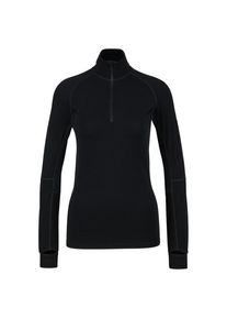 Stoic MerinoMesh150 SadjemSt. L/S Half Zip Merinounterwäsche Women (Gr S |schwarz)
