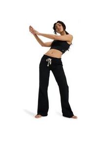Stoffhose Roxy "Oceanside", Damen, Gr. L, schwarz, Obermaterial:55% Leinen, 45% Viskose;, Hosen Stoffhose