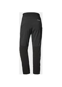 Sch&ouml;ffel Outdoorhose SCH&Ouml;FFEL "Hybrid Pants Tree Run L", Damen, Gr. 38, Normalgr&ouml;&szlig;en, schwarz (9990, schwarz), Oberstoff Rumpf oben: Aussenseite: 88% Polyester, Aussenseite: 12% Elasthan, Innenseite: 100% Polyester; (Membran: Polyurethan); Oberstoff: 68% Nylon, 21% Polyester, 11% Elasthan, Hosen Outdoorhose