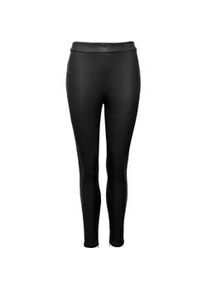 Lederhose Maze "42024012", Damen, Gr. S, schwarz, Obermaterial: 60% Polyurethan, 40% Polyester, Hosen