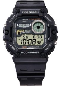 Herren Chronographschwarz, CASIO TIMELESS COLLECTION, Armbanduhren, Quarzuhr,Armbanduhr,Herrenuhr,Digitaluhr,Resinarmband, autom. Kalender