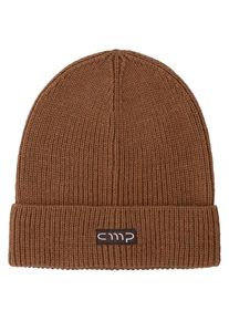 CMP Knitted Hat with Logo Mütze (Gr One Size |braun)