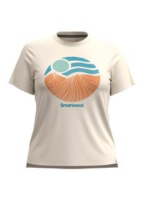 Smartwool Horizon View Graphic Short Sleeve Merinoshirt Women (Gr L |grau)