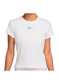Nike Sportswear Tight Ribbed S/S T-Shirt Funktionsshirt Women (Gr M |wei&szlig;)