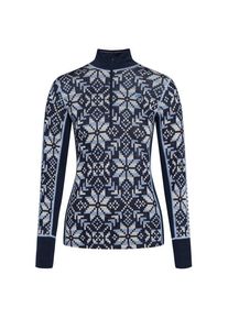 KARI TRAA Else Halfzip Merinounterwäsche Women (Gr M |blau/grau)