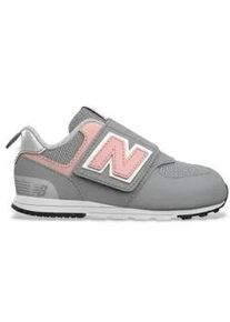 New Balance Unisex f&uuml;r Kinder. NW574V1 Turnschuhe 574 New-b grau (21 W), Wohnung, Klettverschluss, L&auml;ssig, Kinderbekleidung