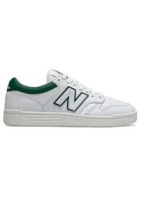 New Balance f&uuml;r Herren. BB480LV1 Schuhe 480 wei&szlig; (41.5), Leder, Wohnung, Schn&uuml;rsenkel, L&auml;ssig
