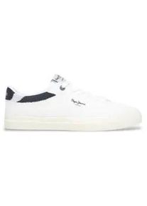 Pepe Jeans f&uuml;r Herren. PMS31072 Kenton Knit Sneakers wei&szlig; (42), Wohnung, Schn&uuml;rsenkel, L&auml;ssig