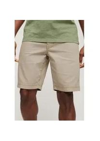 Superdry f&uuml;r Herren. M7110397A Officer beige Chino-Shorts (32), L&auml;ssig, Baumwolle