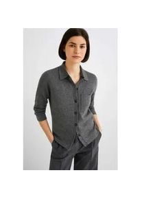 Marella f&uuml;r Damen. 2523346014200 Kaschmirmischung Strickjacke Quero grau (S), L&auml;ssig, Wolle, Cachemir