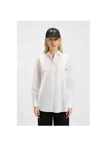 Hugo f&uuml;r Damen. 50515741 Oversize-Hemd wei&szlig; (42), L&auml;ssig, Klassisch, Polyester, Langarm