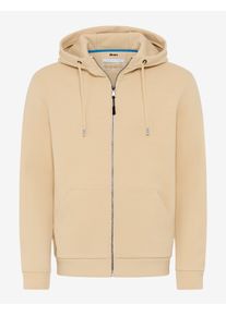 Brax Herren Sweatjacke Style SAMMY cream, hellbeige, Gr. L