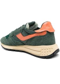 Autry Low-Top Sneaker - Low-Top Sneakers With Textured Suede And Mesh Acce - Gr. 41 (EU) - in Gr&uuml;n - f&uuml;r Damen